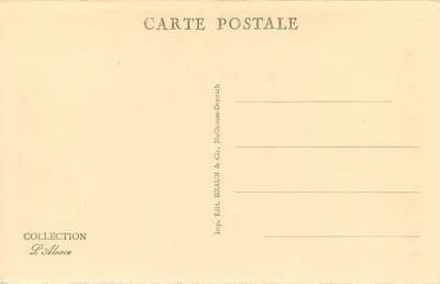 Mont Sainte-Odile — Widok na klasztor — seria 395 — Rewers