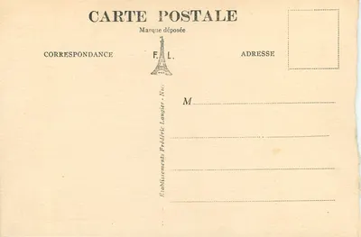 St-Cézaire — Um Canto da Sala das Draperias — F. L. — Verso