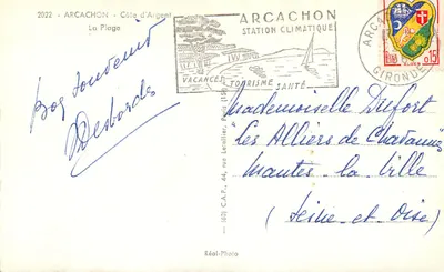 Arcachon — Plaża — Réal-Photo — Rewers