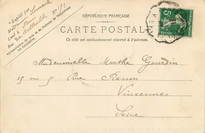 Le Pavillon Henri IV et la Petite Terrasse de St. Germain — Édition Trianon No. 700a, P.M., phot. — Rewers