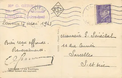 A Basílica — Estado atual das obras — Editora: LISIEUX — Verso