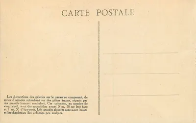 De Abdij van THORONET — Het Klooster — Uitgever : Gouplet — Achterkant