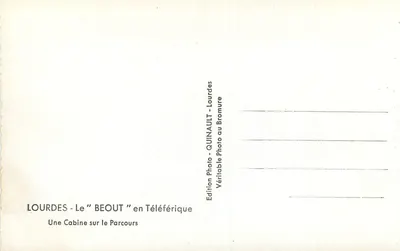 Lourdes — "Beout" w teleferyku — Wydawnictwo Quinault — Rewers