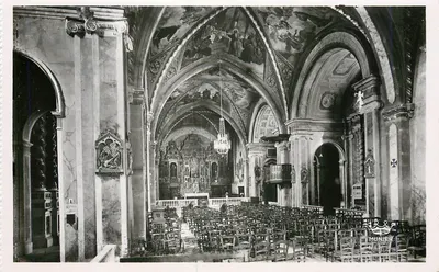 Interior do Santuário de Nossa Senhora de Cimiez — Nice — Edições de Arte Munier, n°288