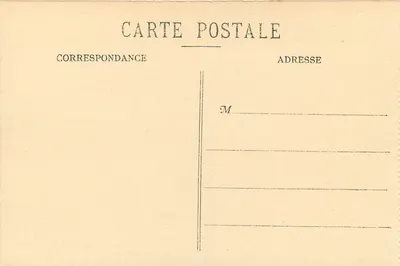 Biarritz — Golvend aan de Côte des Basques — Fototypie Marcel Delboy, Bordeaux, n° 279 — Achterkant