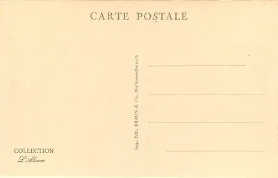 Les Trois-Épis z Galzem — B5 — Wydawca BRAUN & Cie, Mulhouse-Dornach — Rewers