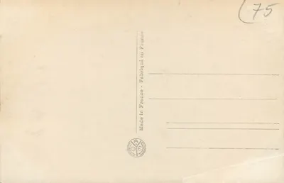 Wystawa Sztuki Dekoracyjnej — Pawiłon Włoch — J.A.N. Paryż 18 — Rewers