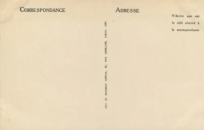 Paryż — La Conciergerie — LL — Rewers