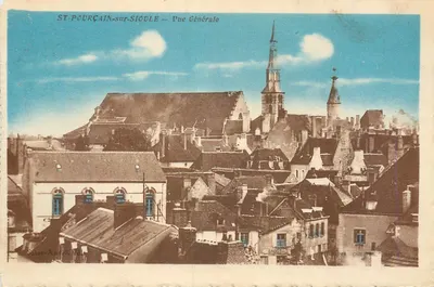 ST-POURÇAIN-sur-SICULE — Vista Geral — Sainte-Andrée, édit.