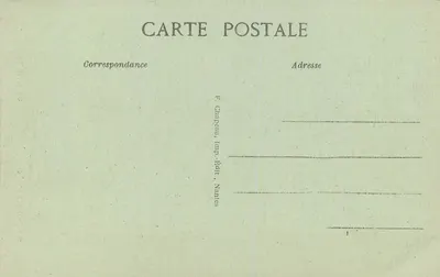Nantes — Katedra Świętego Krzyża — R. Chapeau, Wydawca, Nantes — Rewers