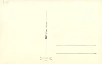 Bury (Oise) - A Igreja — Gévaert — Verso