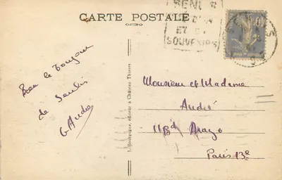 Senlis (Oise) — Widok panoramiczny — Wyd. J. B. — Rewers