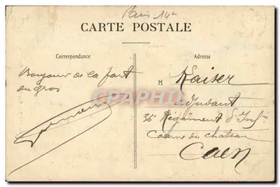 PARIS — Parc Montsouris — Uma Avenida — Marmusa, Paris, n°610 — Verso