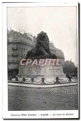 O Leão de Belfort — Paris — Coleção Petit Journal