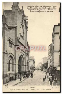 A Igreja Nossa Senhora do Trabalho, Paris — rua Vercingétorix — ND. Phot.