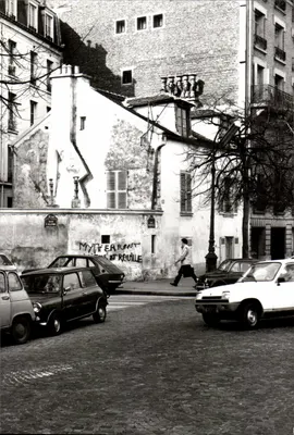Rue de la Roquette — Paris — carta postal fotográfica