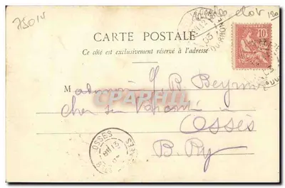 Hotel do CENTRE — Paris — Casa BAPTISTOUT — Verso