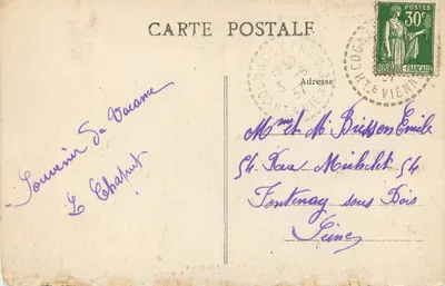 Cognac-le-Froid (Hte-Vienne) — Le Château — Éditeur non identifié, n° de série non visible — Rewers