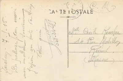 Most wiszący nad Rhońskim, łączący Tarascon i Baucaire — Col LA 209 — wydawca Col LA — Rewers