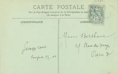 PierreFonds — La Stazione, il Lago e il Castello — LL. n°121 — Verso
