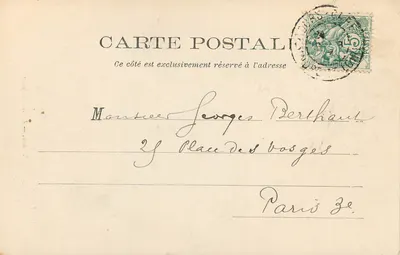 Tours — The Cathedral — Photo. Peigne — Back
