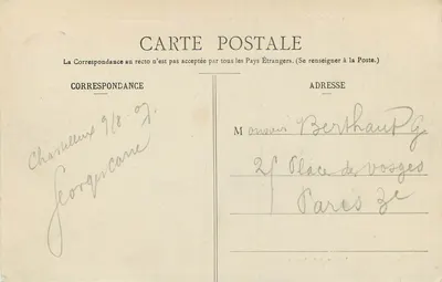 Zamek Chastellux — Jezioro i Zamek — Pôthain, wyd., Avallon — Rewers