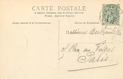 Soissons — Ogólny widok — Fototypia A. Rep & Filliette, Château Thierry, nr 3297 — Rewers