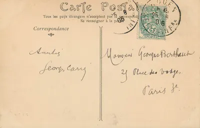 Rouen — Sala Sądu Okręgowego — ND. Fotografia — Rewers