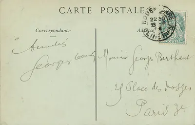 Rouen — Pałac Sądowy — Kolekcje ND Phot — Rewers