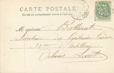 Blois — Escada monumental — Editor desconhecido, n° 19 — Verso