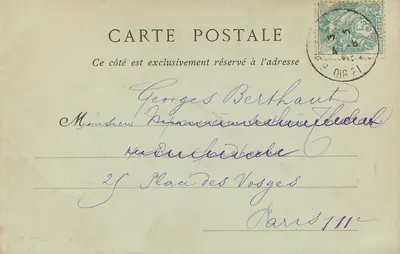 Zamek w Chambord — Façada Północna — Collections ND. Fot. nr 10 — Rewers
