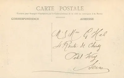 Lago Daumesnil, o Templo Grego — Paris — editor C. Leaugette, n°33 — Verso