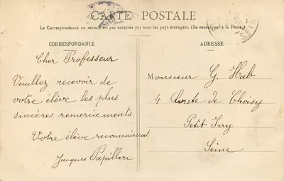 O Bois de Vincennes — Bords do Lago — G. I. — n° 285 — Verso