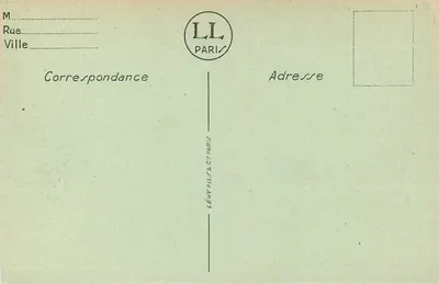 Compiegne — Zamek — Galeria Tapisserii — Złota Włoska — LL. 86 — Rewers