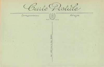 Compiègne — Le Château — Galerie des Tapisseries — LL. — Rewers