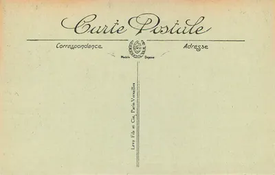 Compiègne — Zamek — Galeria Natoire — LL — Rewers