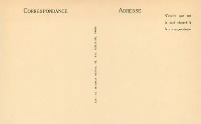 Compiègne - Zamek - Pokój Toaletowy Imperatorów — LL, n°30 — Rewers