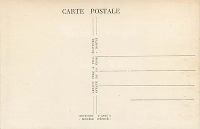 Le Mans (Sarthe) - Plac de Republiki — Wydawca Gaby, n°49 — Rewers
