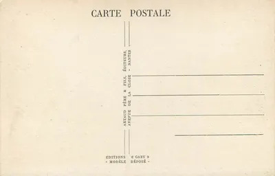 Le Mans (Sarthe) — Katedra Świętego Julianna i Teatr — Gaby, nr 17 — Rewers