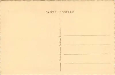 Miasto Carcassonne — Wysoka Część Porty Alude — Fot. E. Rondière, Wydawca Carcassonne — Rewers