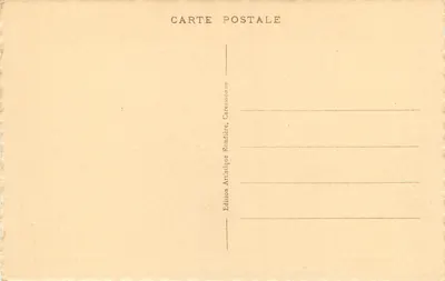 Cidade de Carcassonne — Cour de la Vade - Fortificações Sul-Oeste — F. E. Roudière, Editor — Verso
