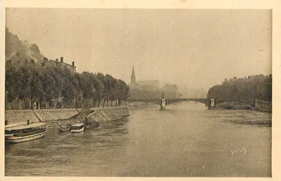 LYON — Vista sobre a Saône — Éditions YVON