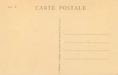 O ponte de pedra, no parque — Edições J. Cellard — Verso