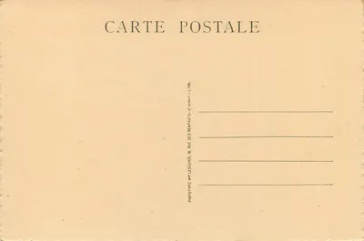 Fontaine Bartholdi, place des Terreaux — Lyon — editada por Lyon Artistique, n° M. 100 — Verso
