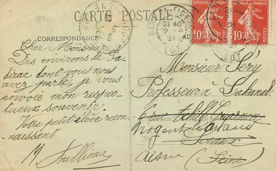 Wielki Schodzie — Gouffre de Padirac, Lot — Fototypia Dubernet i Palta, nr 47 — Rewers