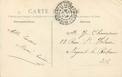 Saint-Aubin-sur-Mer (Calvados) — A Hora do Banho — B.F., Paris, n°13 — Verso