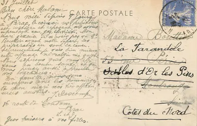 Nérac (Lot-et-Garonne) — La Garenne - Fontanna Szczura — Zbiór Carière — Rewers