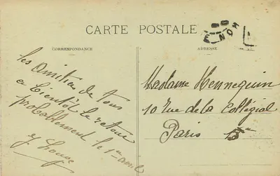 Arcachon (Gironde) — Wnętrze kościoła — Marcel Delboy, fototypia, Bordeaux, n°29 — Rewers