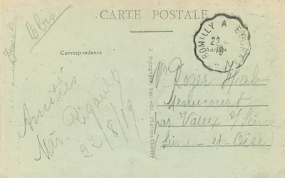 SEZANNE (Marne) — Portal da Igreja — Edit. Marion — Verso
