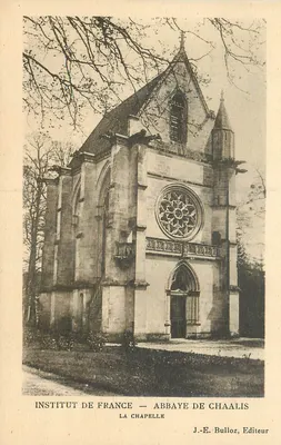 Abadia de Chaalis — A capela — J.-E. Bulloz, Editor